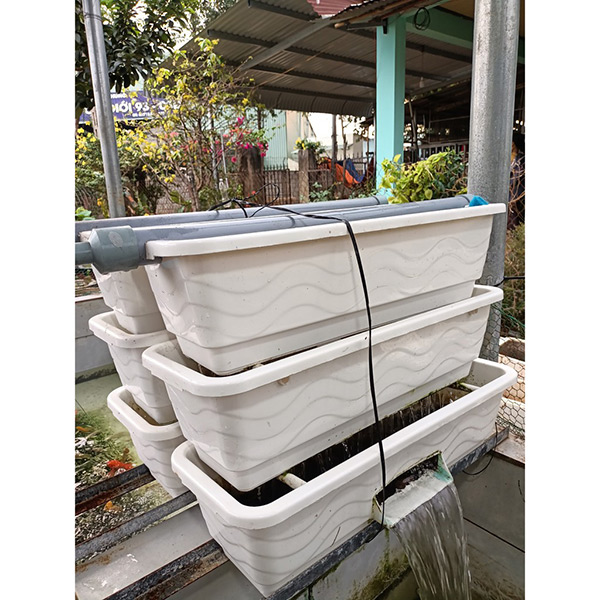 Bộ Baki trắng 3 tầng Bộ Baki trắng 3 tầng