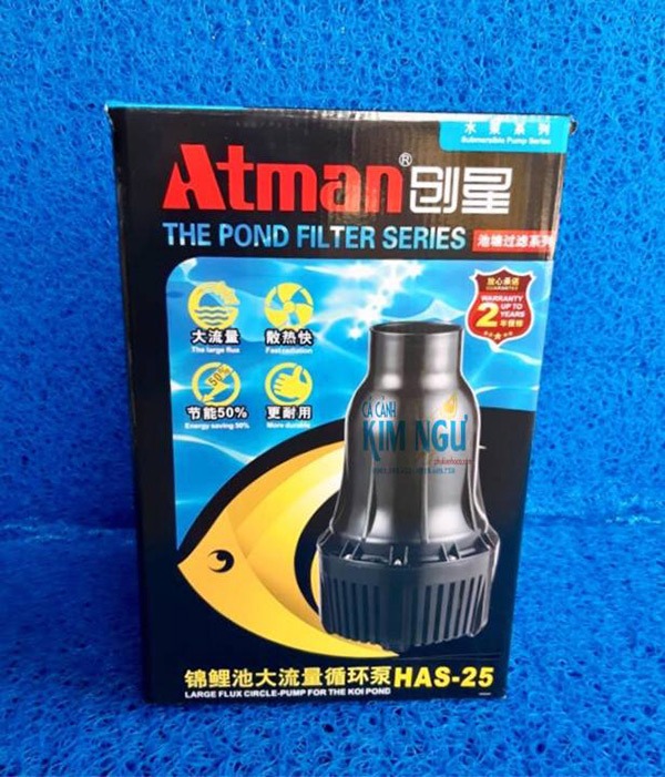 Máy bơm tạt Atman HAS 25 Máy bơm tạt Atman HAS 25