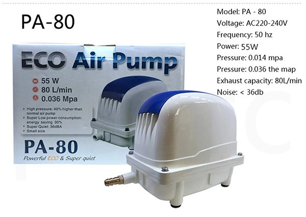 Máy sủi khí Oxy Jecod PA 80 Máy sủi khí Oxy Jecod PA 80