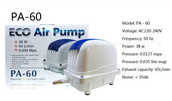 Máy sủi khí Oxy Jecod PA60 Máy sủi khí Oxy Jecod PA60