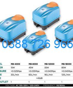 Máy sủi khí Periha MB 8000 60 lit