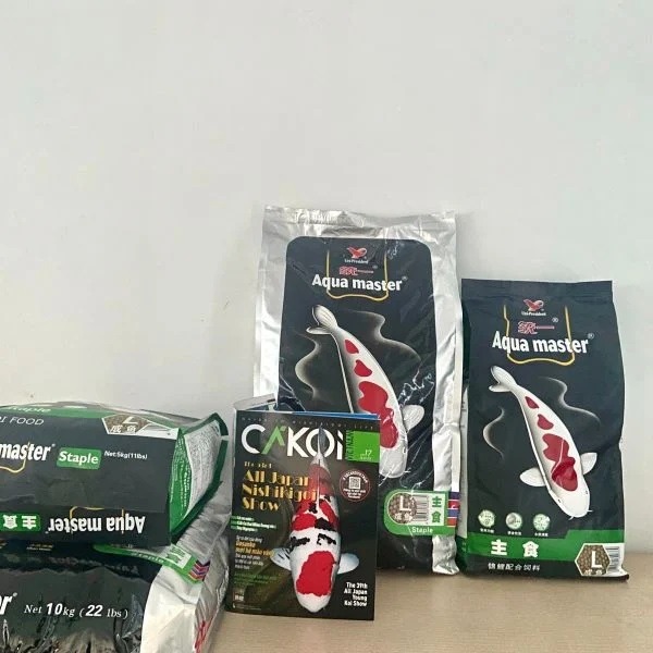 Cám Aqua master staple (hạt size L/S) bao 5kg Cám Aqua master staple (hạt size L/S) bao 5kg