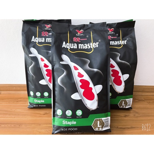 Cám Aqua master staple (hạt size L/S) bao 5kg Cám Aqua master staple (hạt size L/S) bao 5kg