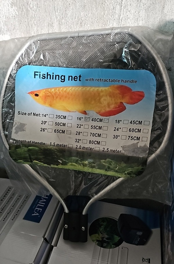 Vợt bắt cá bán nguyệt size 40cm Vợt bắt cá bán nguyệt size 40cm