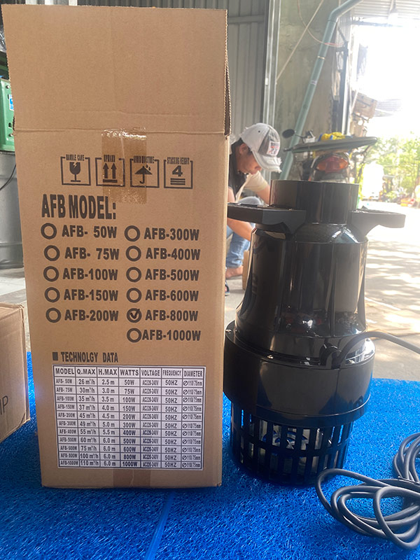 Máy bơm luồng AFB 800W Máy bơm luồng AFB 800W
